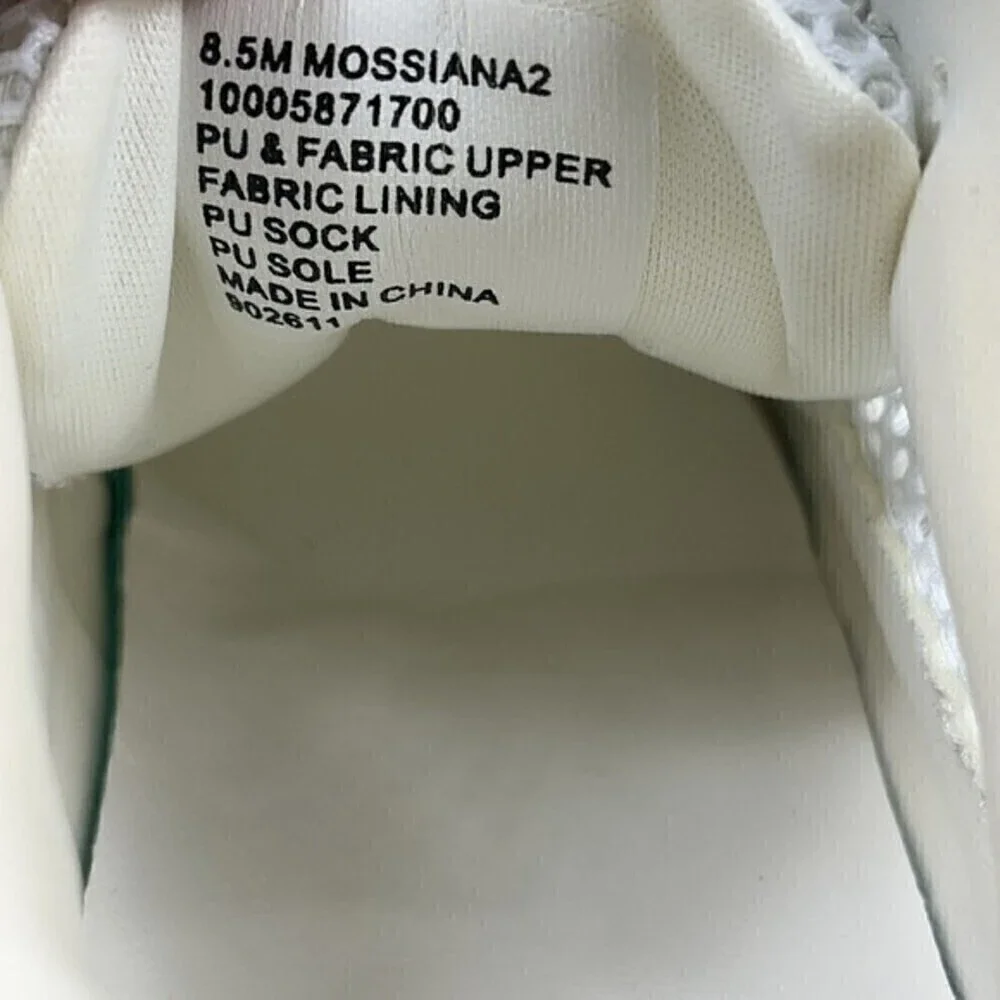 Material Girl Mossiana2 Women’s Size 8.5 Chunky White Wedge Sneakers